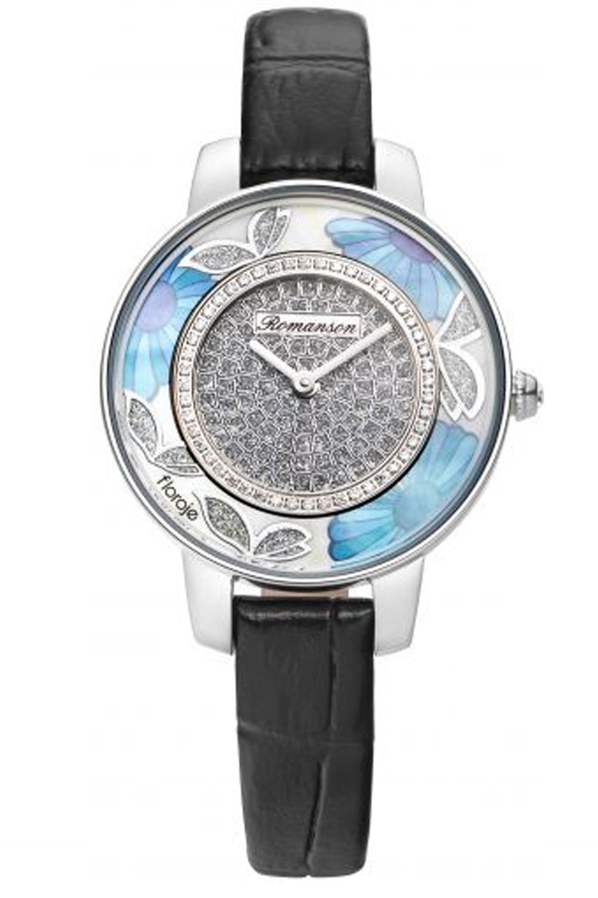 Romanson RL9A03LLBWAS1B 38 mm Siyah Çelik Kordon Analog Kadın Kol Saati