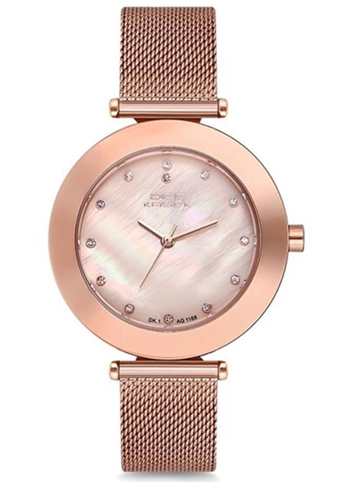 Dice Kayek DK.1.AG1178.01 34 mm Rose Gold Çelik Kordon Analog Kadın Kol Saati