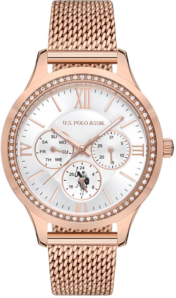 U.S. Polo Assn USPA2022-01 40 mm Bronz Çelik Kordon Analog Kadın Kol Saati