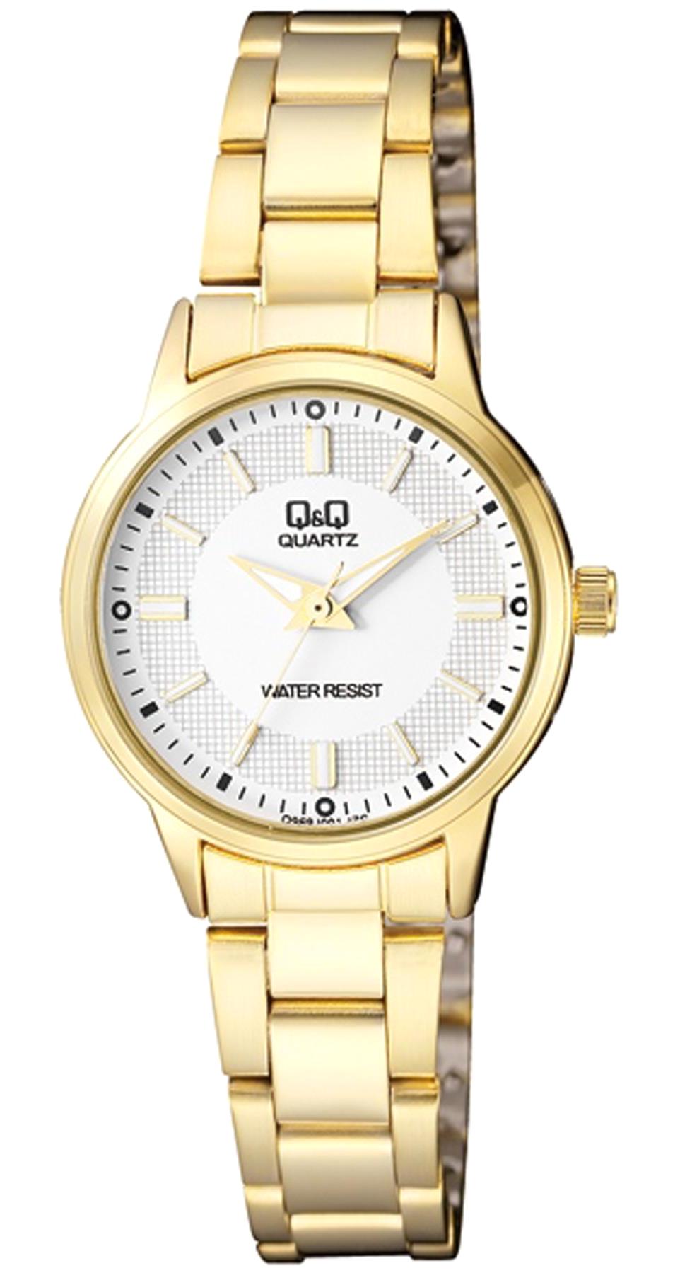 Q&Q 3G729 36 mm Altın Metal Kordon Analog Kadın Kol Saati