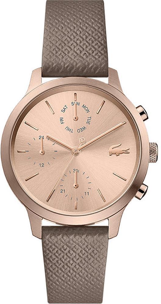 Lacoste LAC2001150 36 mm Kahverengi Deri Kordon Analog Kadın Kol Saati