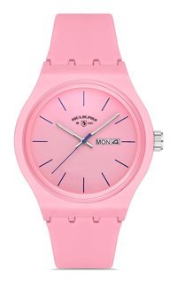 Aqua Di Polo APWR031809 35 mm Pembe Silikon Kordon Analog Kadın Kol Saati