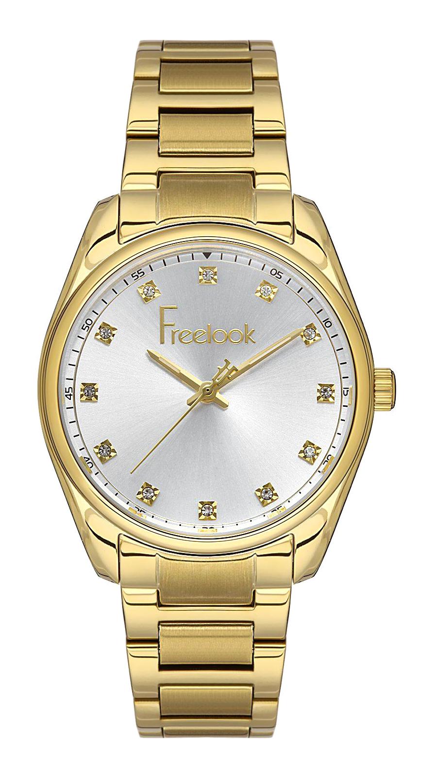 Freelook FL.1.10093.1 35 mm Altın Çelik Kordon Analog Kadın Kol Saati