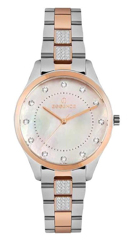 Essence ES6596FE.520 35 mm Gri-Rose Gold Çelik Kordon Analog Kadın Kol Saati
