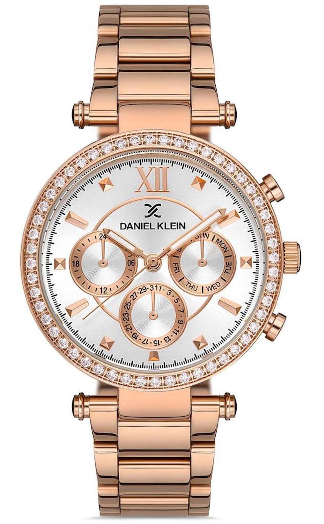 Daniel Klein EDK.1.10060.2 38 mm Rose Gold Metal Kordon Analog Kadın Kol Saati