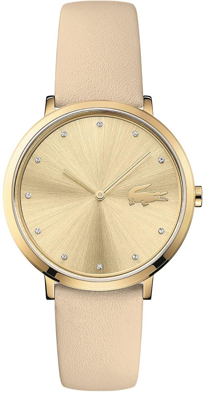Lacoste LAC2001030 35 mm Pembe Deri Kordon Analog Kadın Kol Saati