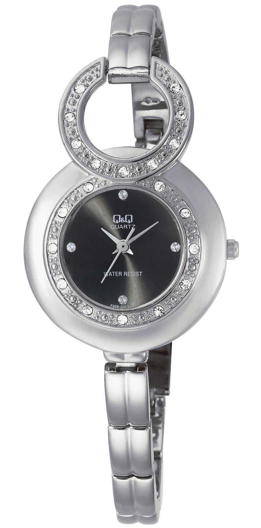 Q&Q 3G164 36 mm Gri Metal Kordon Analog Kadın Kol Saati