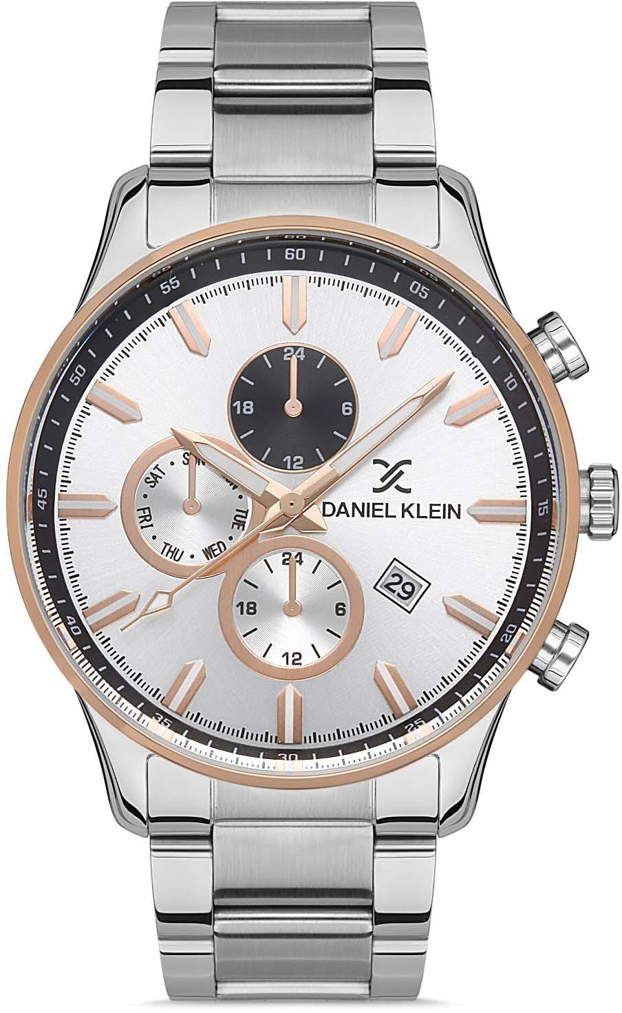 Daniel Klein EDK.1.10120.3 45 mm Gri Metal Kordon Analog Kadın Kol Saati