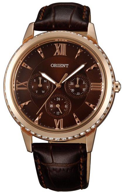 Orient FSW03001T0 37 mm Kahverengi Deri Kordon Analog Kadın Kol Saati
