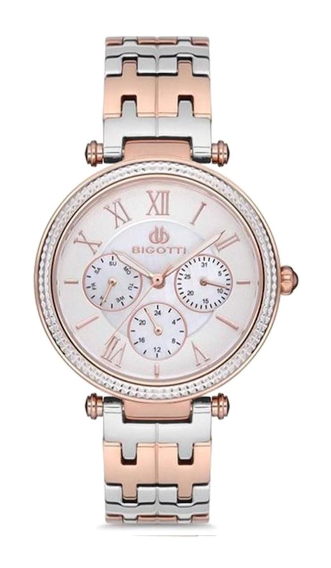 Bigotti BG.1.10141.5 36 mm Rose Gold Çelik Kordon Analog Kadın Kol Saati