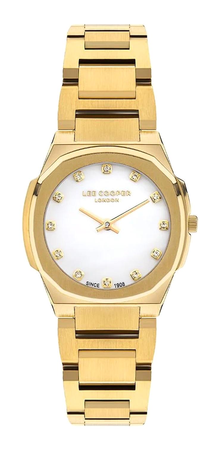 Lee Cooper LC07619.120 40 mm Altın Çelik Kordon Analog Kadın Kol Saati