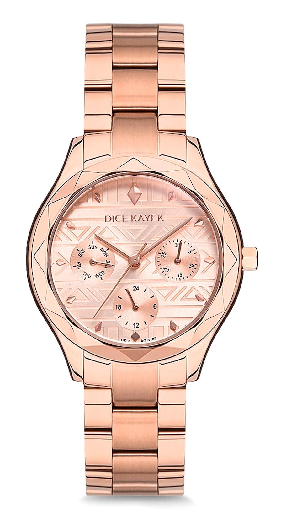 Dice Kayek DK.1.AG1182.04 37 mm Rose Gold Çelik Kordon Analog Kadın Kol Saati