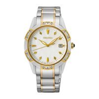 Seiko SKK728P Takvimli 33 mm Altın-Gri Çelik Kordon Analog Kadın Kol Saati