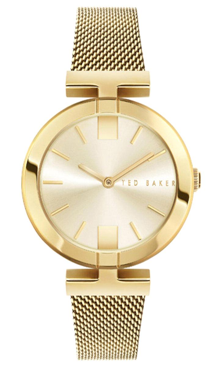 Ted Baker TBBKPDAF203 36 mm Altın Hasır Kordon Analog Kadın Kol Saati