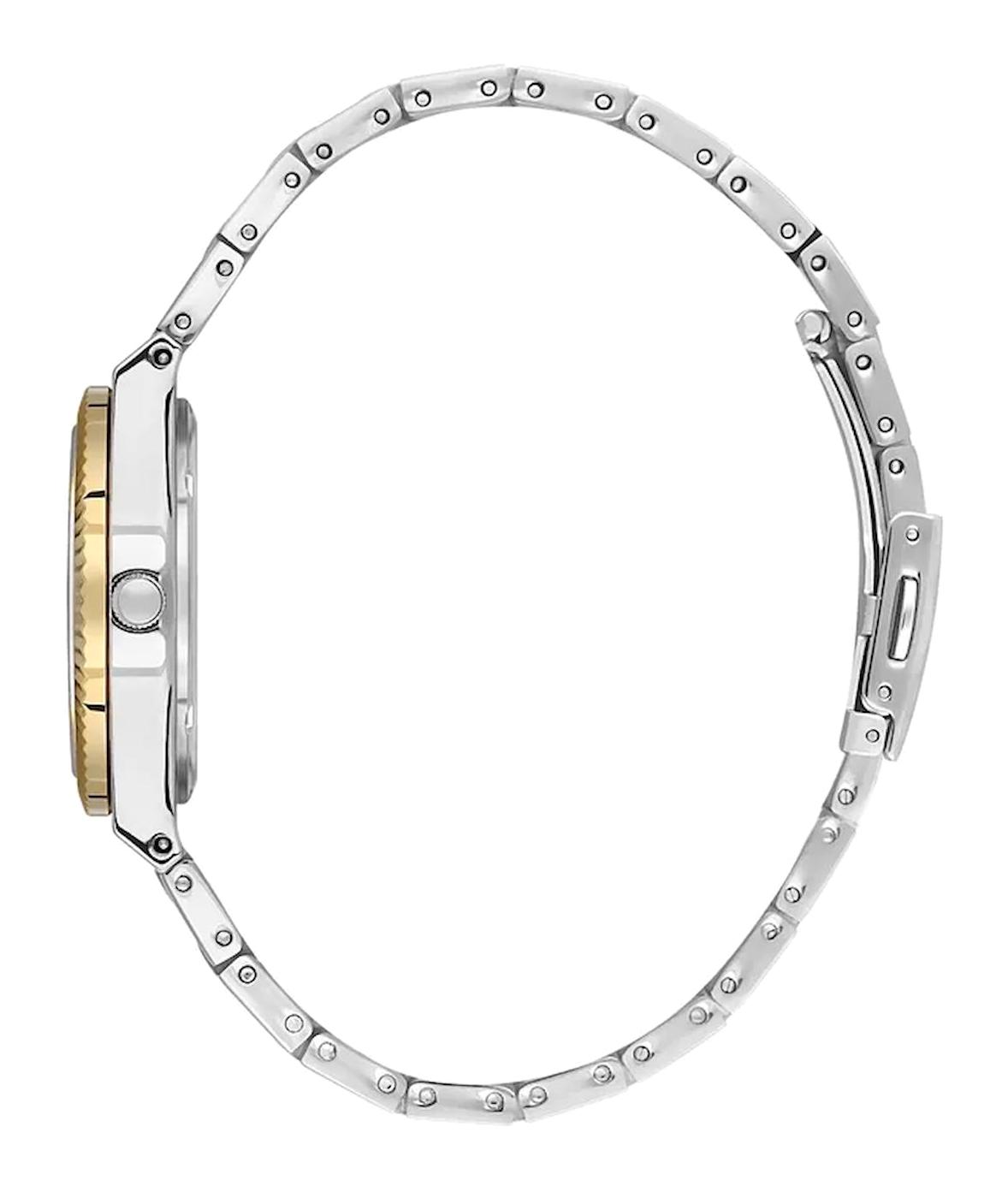 Daniel Klein DK.1.13712-5 Altın-Gri Metal Kordon Analog Kadın Kol Saati