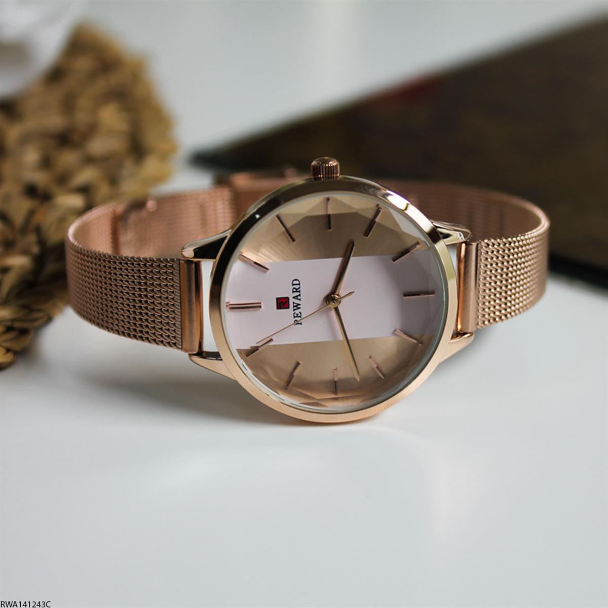 Reward RWA141243C 32 mm Rose Gold Çelik Kordon Analog Kadın Kol Saati