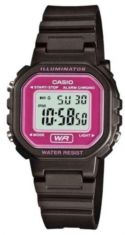 Casio LA-20WH-4ADF Takvimli 30.4 mm Siyah Plastik Kordon Analog Kadın Kol Saati