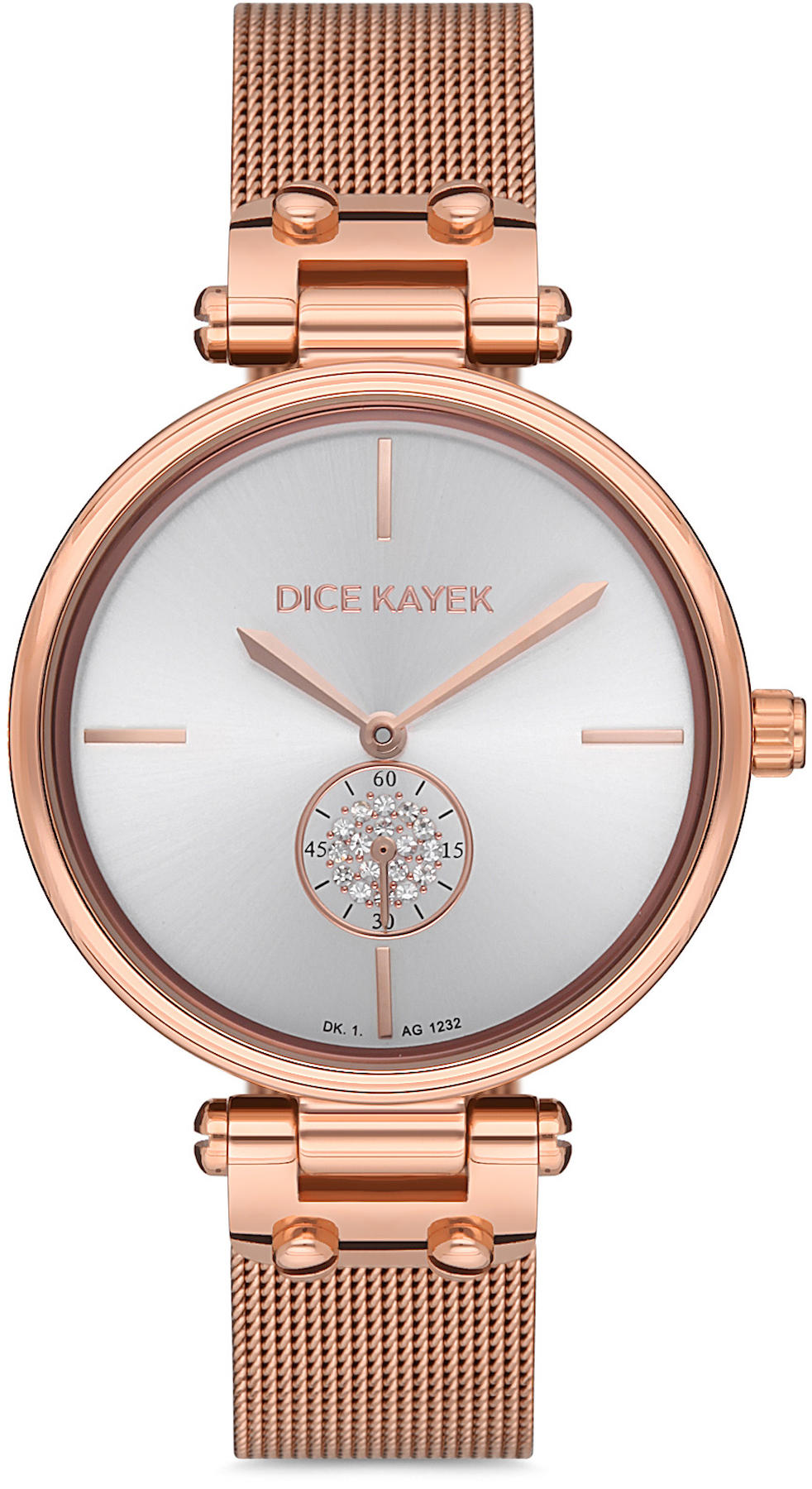 Dice Kayek DK.1.AG1232.01 28 mm Rose Gold Metal Kordon Analog Kadın Kol Saati
