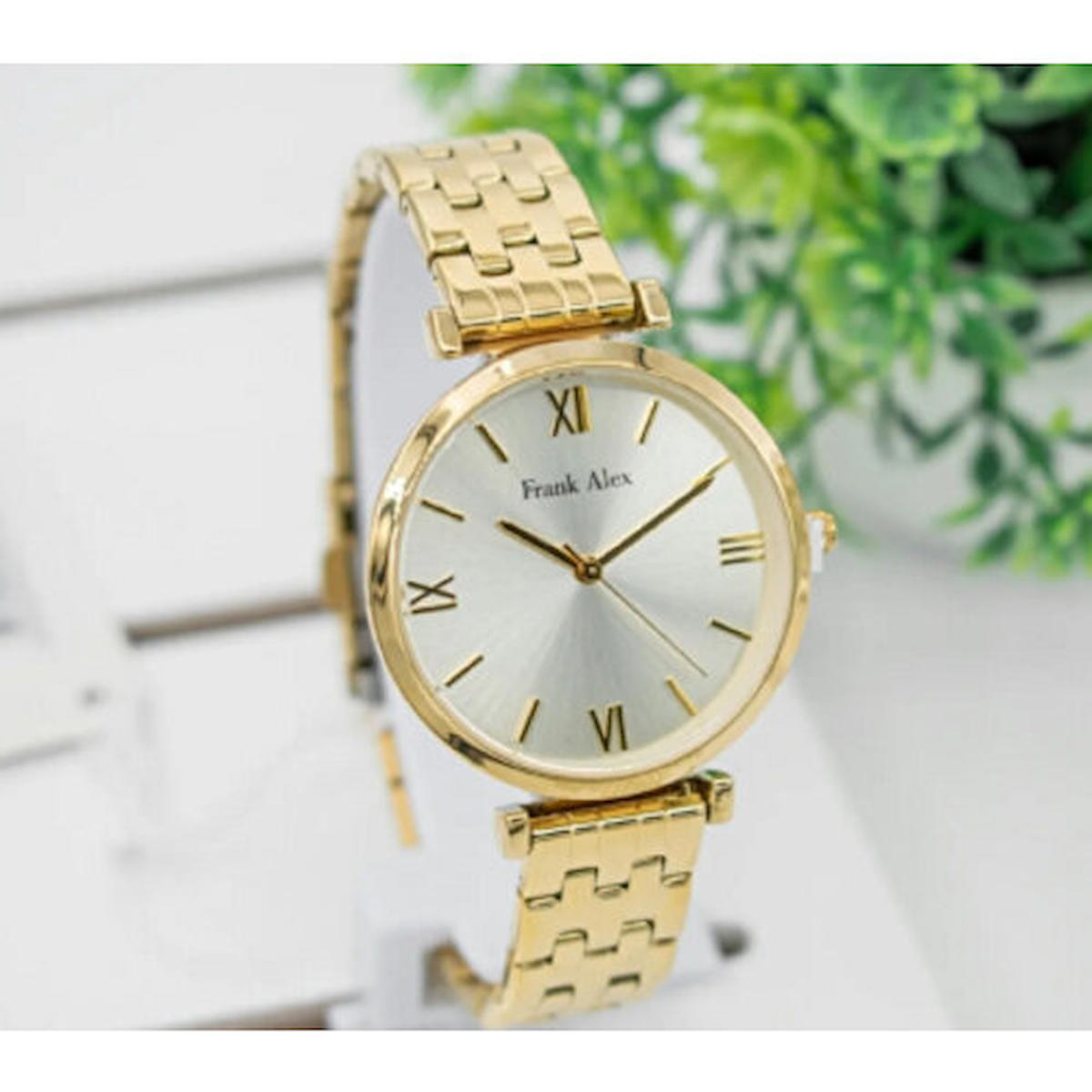 Ferrucci FX.L11375.03 36 mm Altın Çelik Kordon Analog Kadın Kol Saati