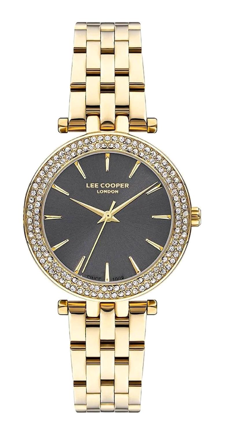 Lee Cooper LC07864.160 40 mm Altın Çelik Kordon Analog Kadın Kol Saati