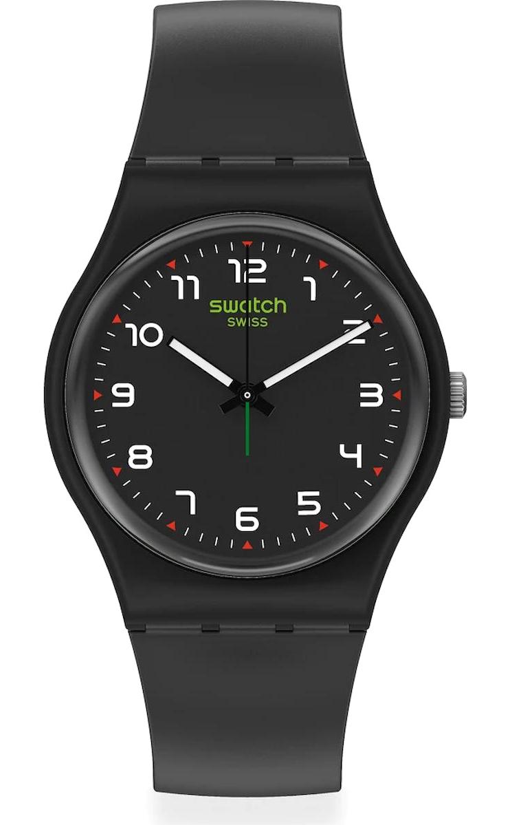 Swatch SO28B100 36-40 mm Siyah Silikon Kordon Analog Kadın Kol Saati