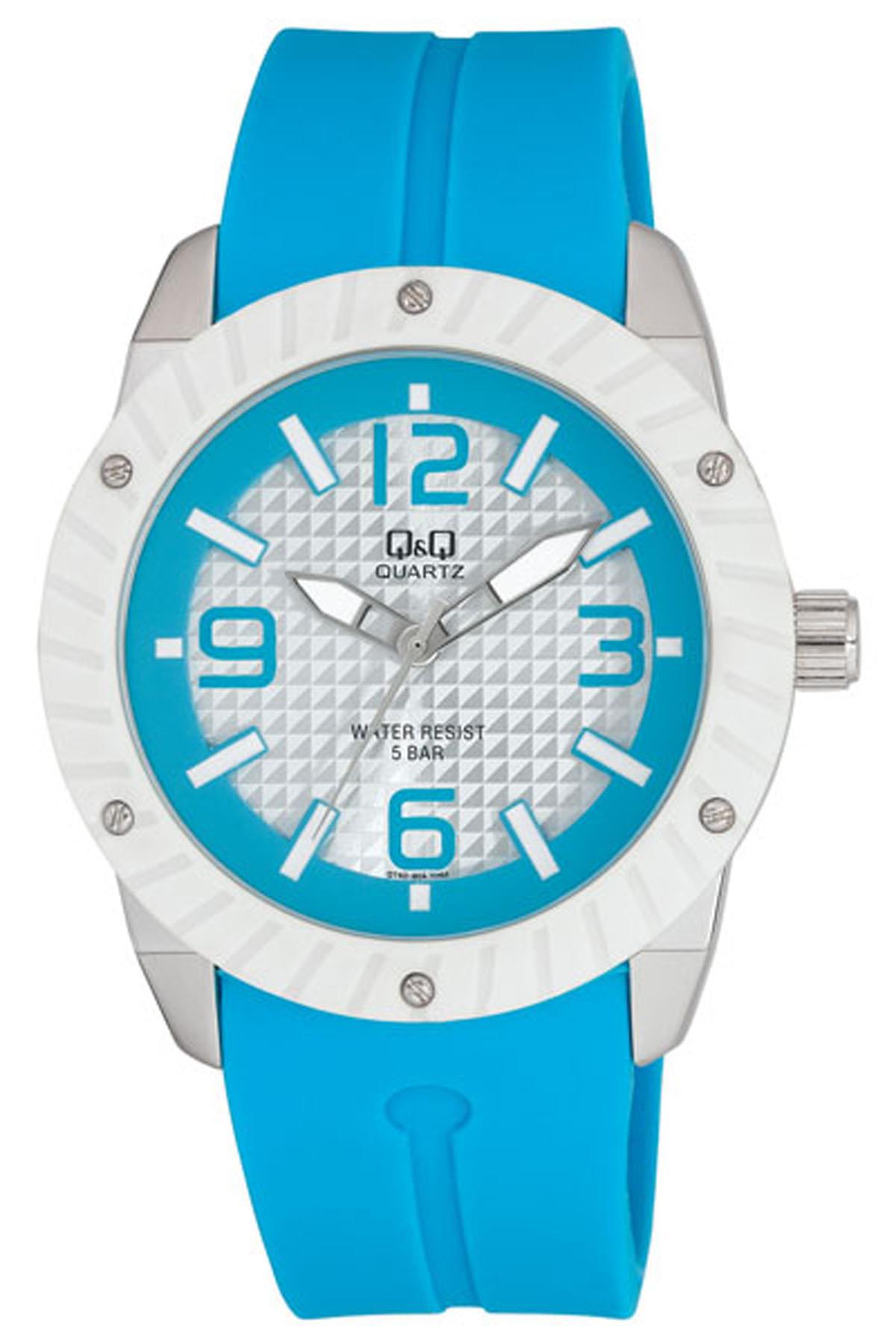 Q&Q 3B135 36 mm Mavi Silikon Kordon Analog Kadın Kol Saati