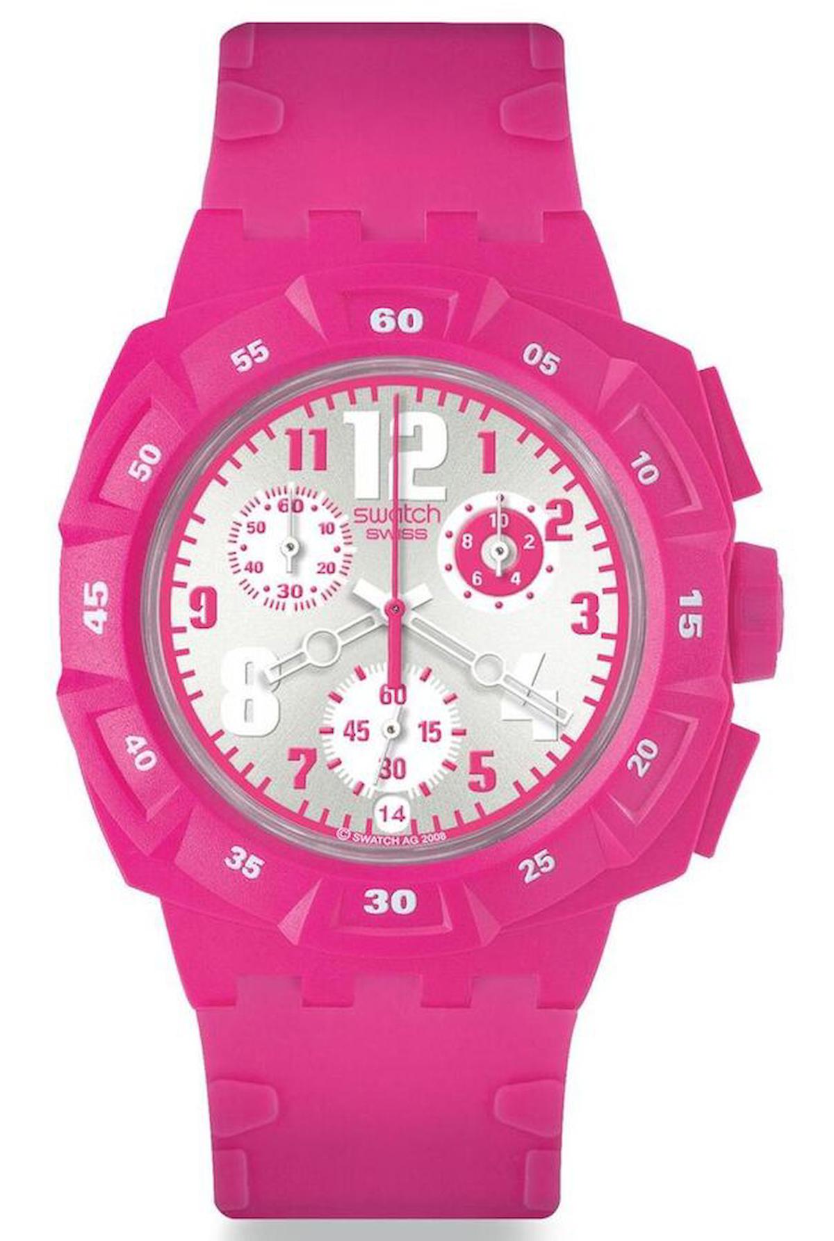 Swatch SUIP400 41 mm Pembe Metal Kordon Analog Kadın Kol Saati