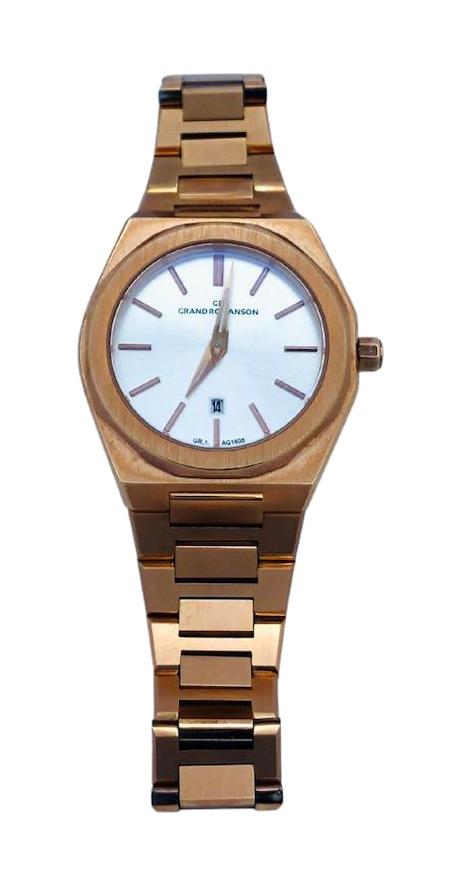 Romanson GR.1.AG1408.04 Takvimli 36-40 mm Rose Gold Çelik Kordon Analog Kadın Kol Saati