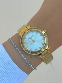Ferrucci FRC.FT.1.116 34 mm Altın Çelik Kordon Analog Kadın Kol Saati