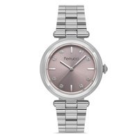 Ferrucci FER.03367M.01 35 mm Gri Çelik Kordon Analog Kadın Kol Saati