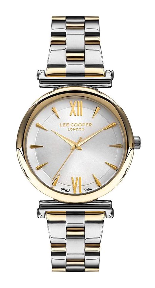 Lee Cooper LC07226.230 36 mm Gri Çelik Kordon Analog Kadın Kol Saati