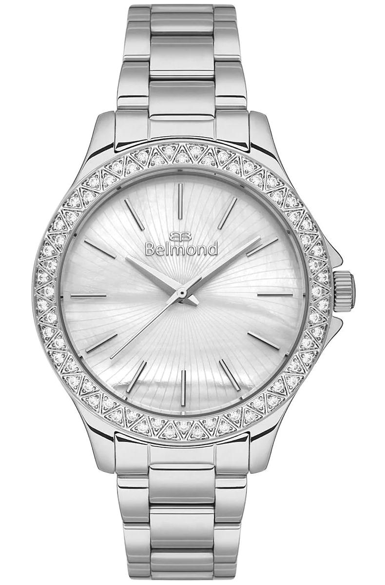 Belmond SRL1089.320 36 mm Gri Çelik Kordon Analog Kadın Kol Saati