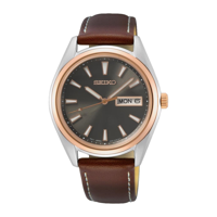 Seiko SUR452P Takvimli 36 mm Kahverengi Silikon Kordon Analog Kadın Kol Saati