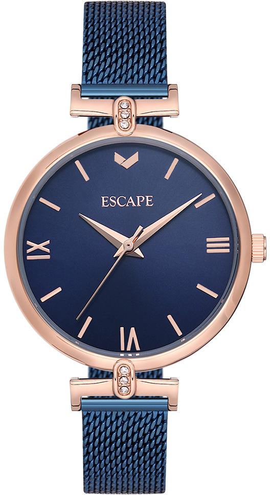 Escape EC7000-307 34 mm Lacivert Çelik Kordon Analog Kadın Kol Saati