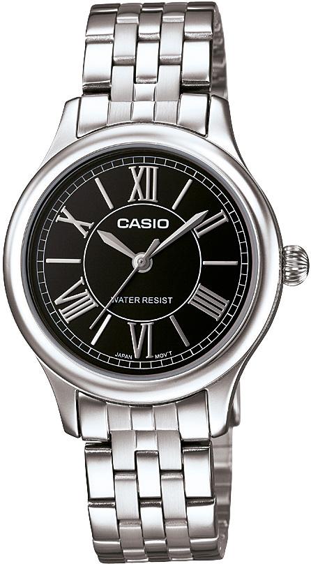Casio LTP-E113D-1A 30 mm Gri Çelik Kordon Analog Kadın Kol Saati