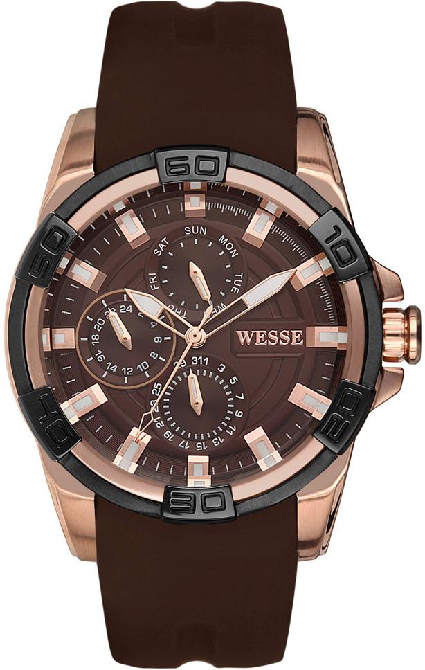 Wesse WWL1024-04 38 mm Kahverengi Silikon Kordon Analog Kadın Kol Saati