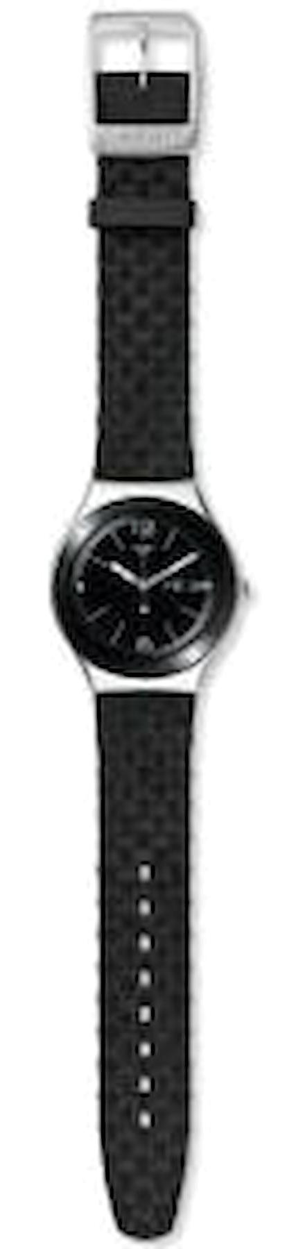 Swatch YGS777 37 mm Siyah Deri Kordon Analog Kadın Kol Saati