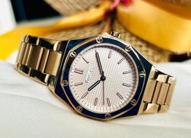 Ferrucci FC.1022.12674M.03 33 mm Altın Çelik Kordon Analog Kadın Kol Saati