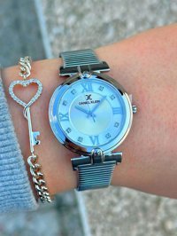 Daniel Klein DK.FT.1.324 31-35 mm Gri Çelik Kordon Analog Kadın Kol Saati