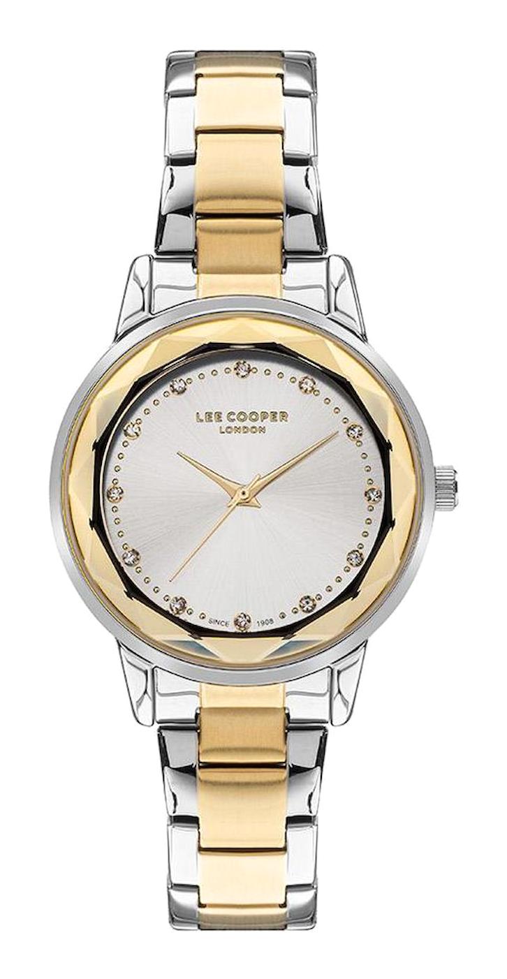 Lee Cooper LC07501.230 40 mm Altın Metal Kordon Analog Kadın Kol Saati