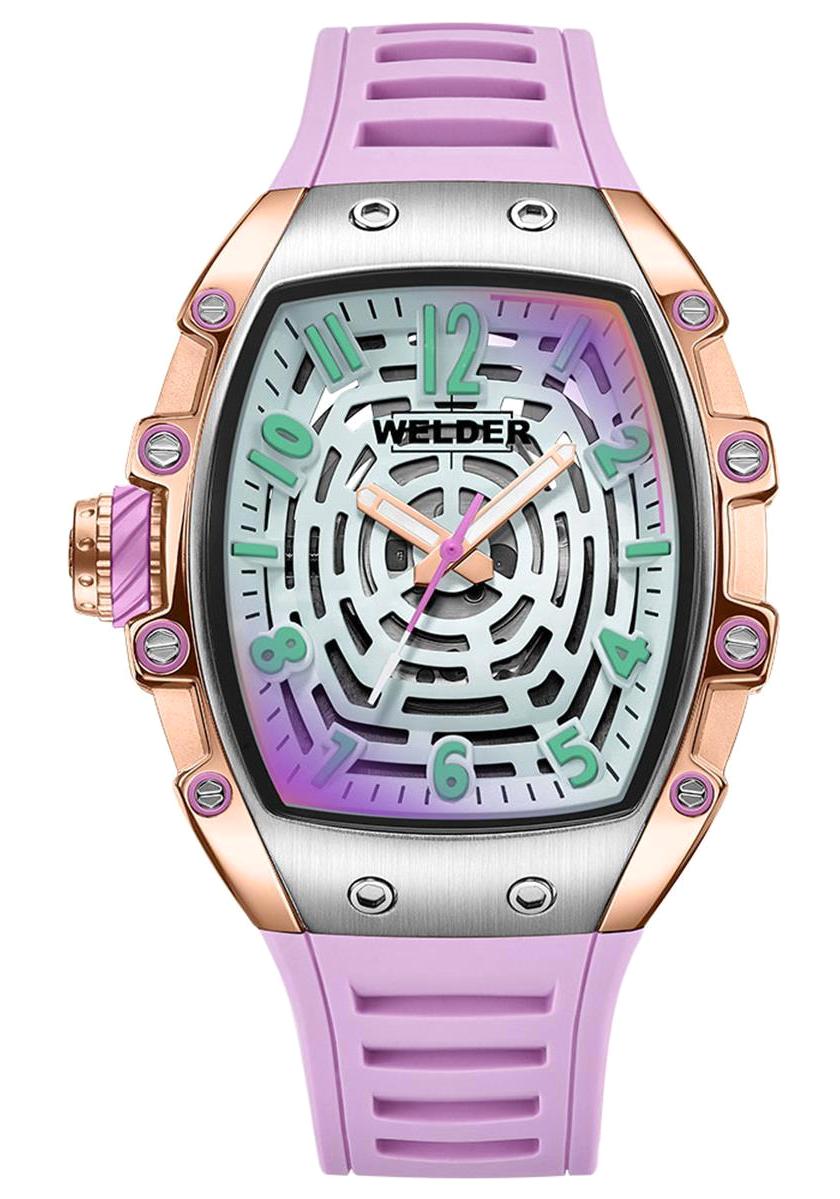 Welder Watch WRH3012-R 35 mm Lila Silikon Kordon Analog Kadın Kol Saati