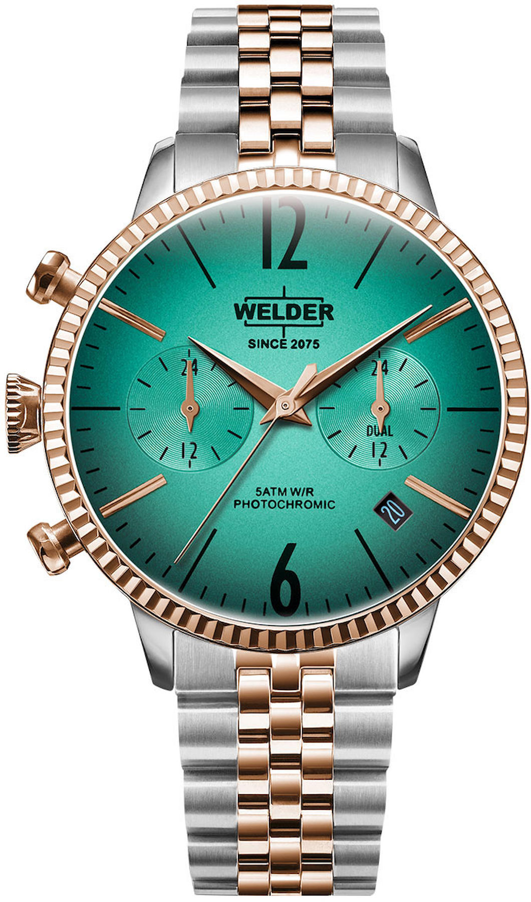 Welder Watch WWRC655 Takvimli 39 mm Çok Renkli Çelik Kordon Analog Kadın Kol Saati