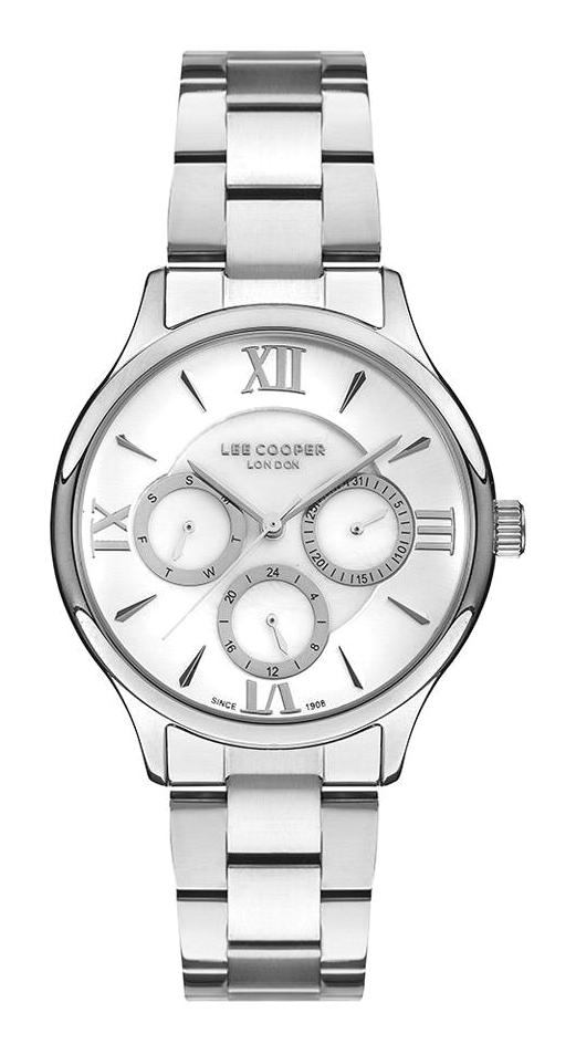 Lee Cooper LC06933.330 Takvimli 40 mm Gri Metal Kordon Analog Kadın Kol Saati