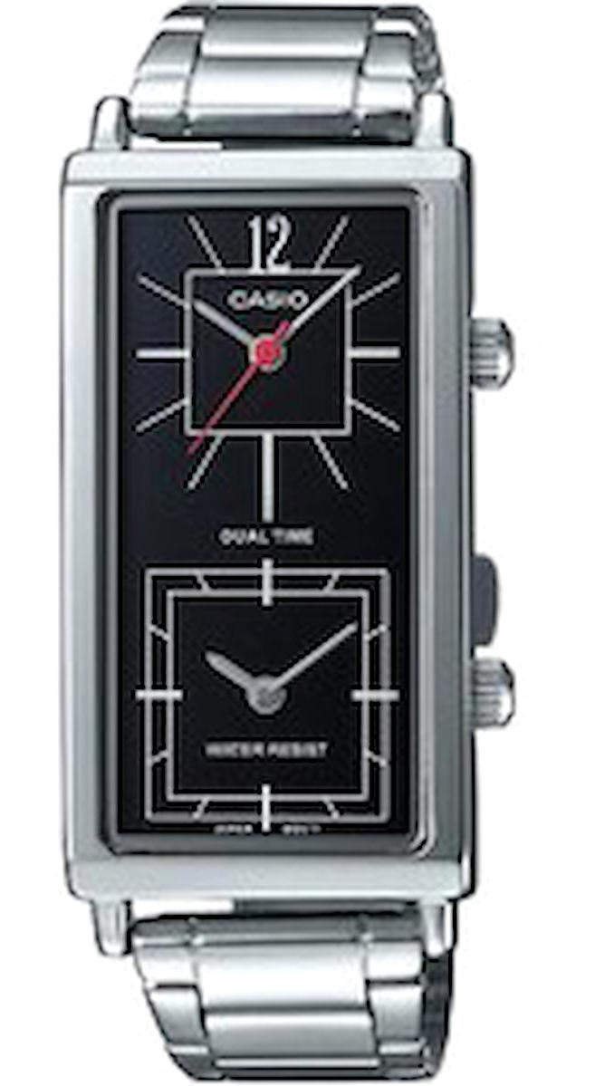 Casio LTP-E151D-1BDF 30 mm Gri Çelik Kordon Analog Kadın Kol Saati