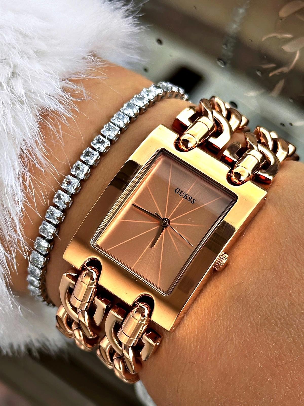 Guess GUW1117L3 28 mm Rose Gold Çelik Kordon Analog Kadın Kol Saati