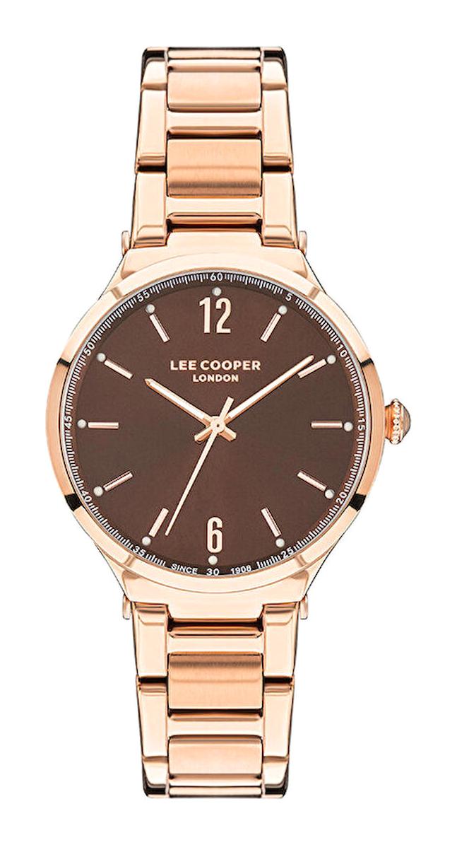 Lee Cooper LC07440.460 40 mm Rose Gold Plastik Kordon Analog Erkek Kol Saati