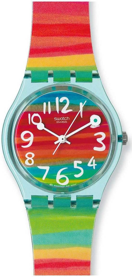 Swatch GS124 35 mm Çok Renkli Plastik Kordon Analog Kadın Kol Saati