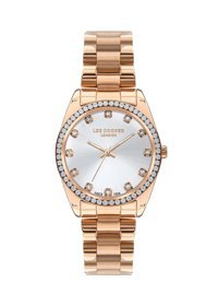 Lee Cooper LC07478.430 40 mm Bronz Çelik Kordon Analog Kadın Kol Saati