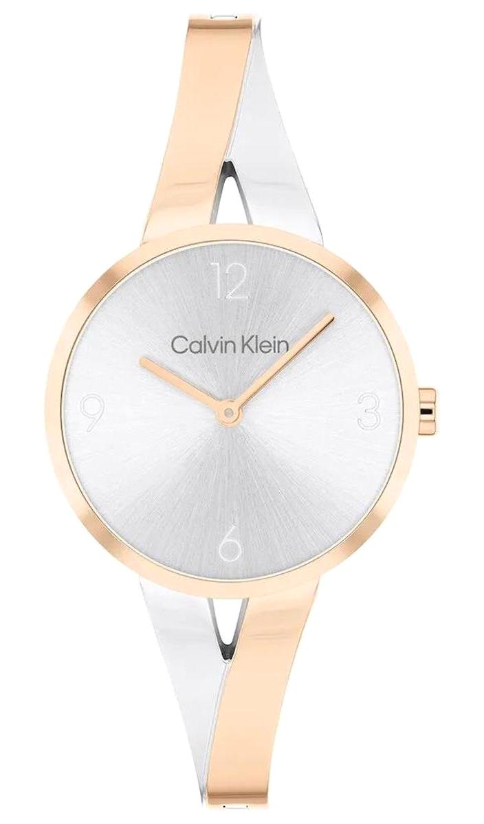 Calvin Klein CK25100028 30 mm Gri-Rose Gold Çelik Kordon Analog Kadın Kol Saati