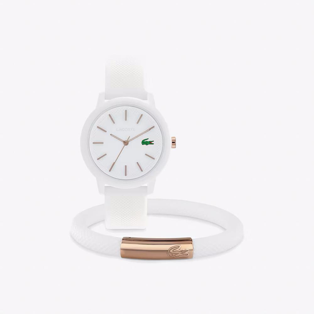Lacoste LAC2070026 36 mm Beyaz Plastik Kordon Analog Kadın Kol Saati